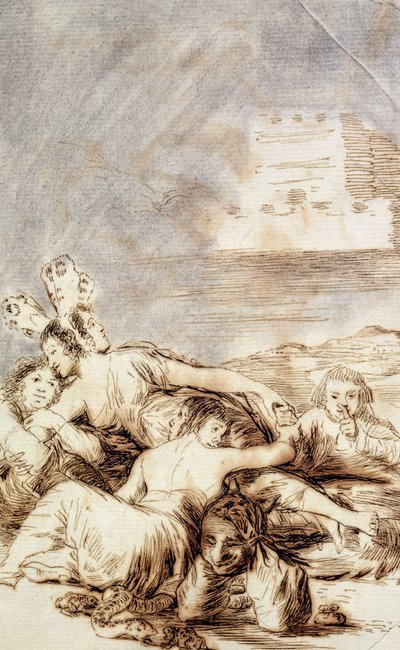 The Duchess of Alba, a suppressed plate entitled 